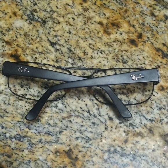 Ray-Ban RB3188 Leather 006/48 Sunglasses Eyeglasses Frames Wrap Aviators - Picture 5 of 11